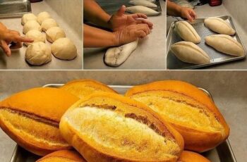 Homemade bread rolls