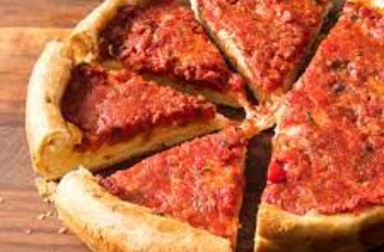 homemade chicago style deep dish pizza 2