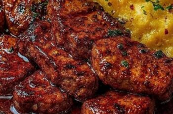 Creamy Garlic Butter Chicken & Linguine in Alfredo Sauce