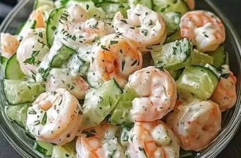 Creamy Cucumber Shrimp Salad