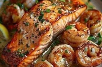Cajun Salmon and Shrimp