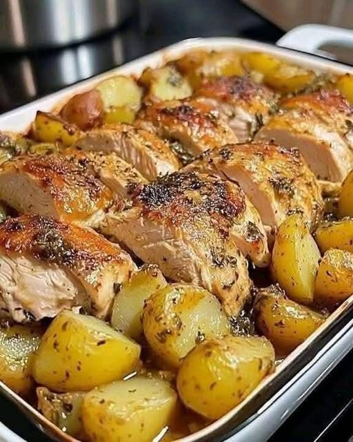 Chicken and Potato Bake in Air Fryer for Beginners